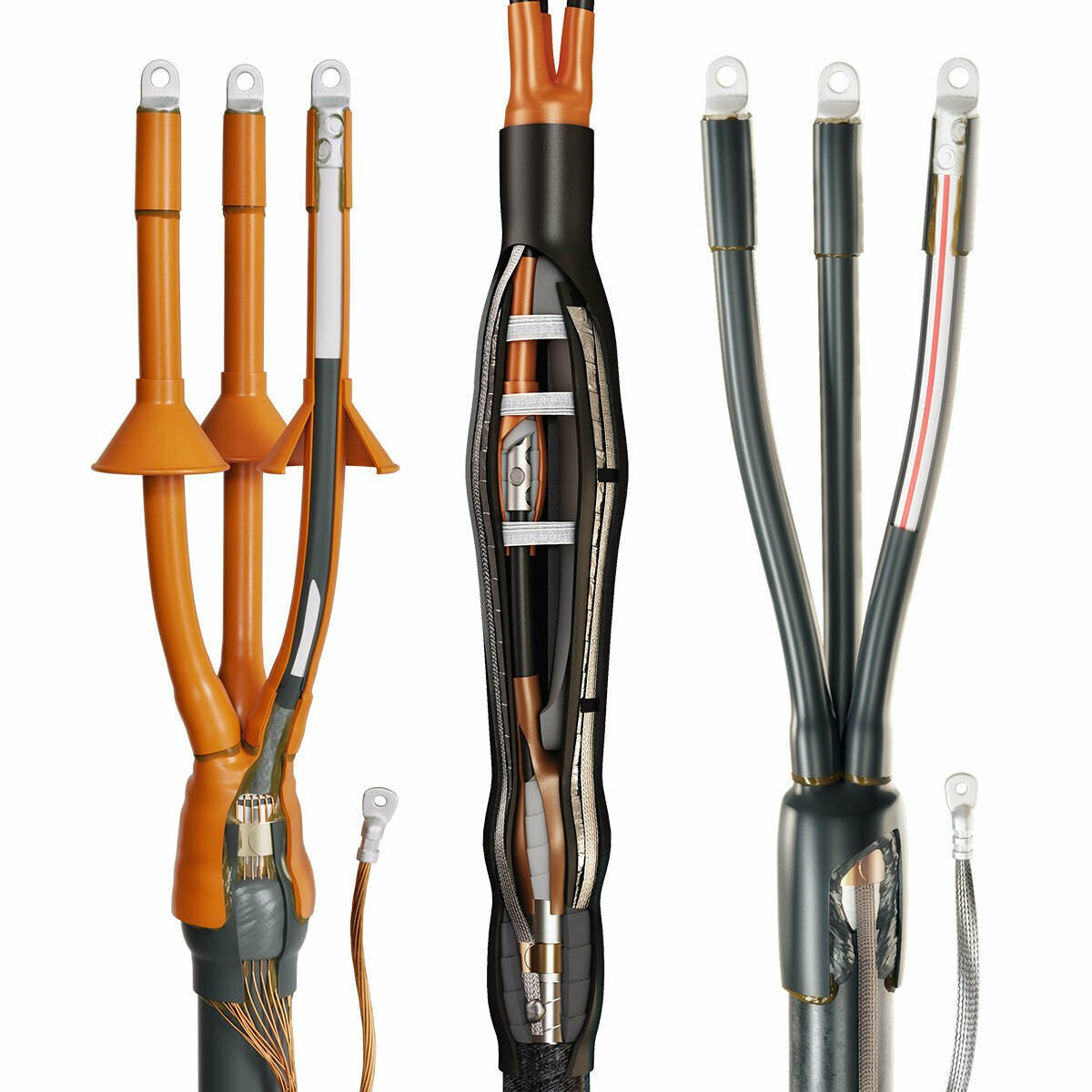 Муфта кабельная 3КВТП-10-25/50-б/н